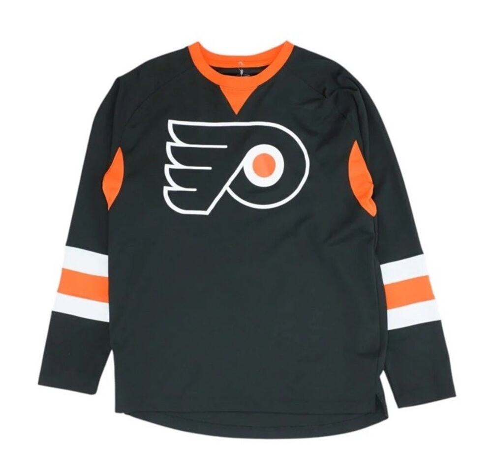 Philadelphia Flyers NHL Authentic Ice Hockey Jersey adidas Black Size Medium